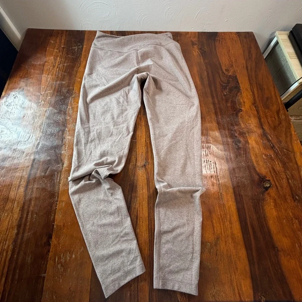 Girlfriend Collective Womens Heathered High Rise Compressive Leggings Large L - Picture 5 of 5